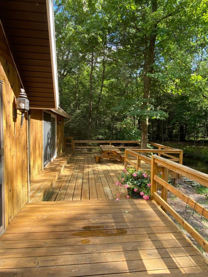 Secluded Chalet On Stream-Mins To Camelback Tannersville Exterior foto